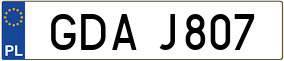 Truck License Plate